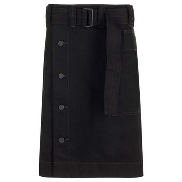 르메르 24 BELTED APRON SKIRT SK1024 LD1004 999 에이프런 벨트 스커트 치마