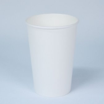 원포장 13온스 흰색 무지 커피컵 종이컵(390ml) 100개