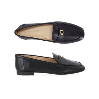 코치 시그니처 로고 CCD67 BLK 코치 스컬프터 여성 단화 구두 로퍼