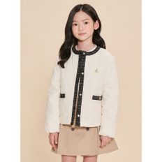 [BEANPOLE KIDS] 여아 클래식 패딩 재킷  아이보리 (BI4838G050)