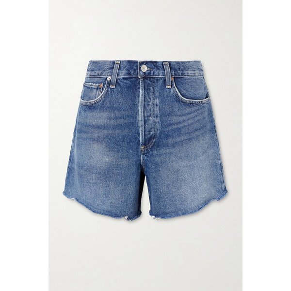 나이 프레이드 데님 쇼츠 다크 데님 46376663163028858