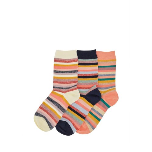 [해외배송] 3팩 CALZINI 시그니처 스트라이프 W1A-SOCK-P321_1A B0041965562