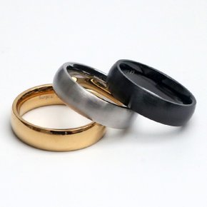 R0225 써지컬 스틸 두께 6mm 라운딩 패션 반지