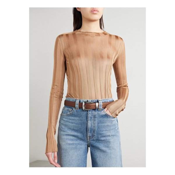 케이트 베니 가죽 벨트 탠 브라운 1647597358826463