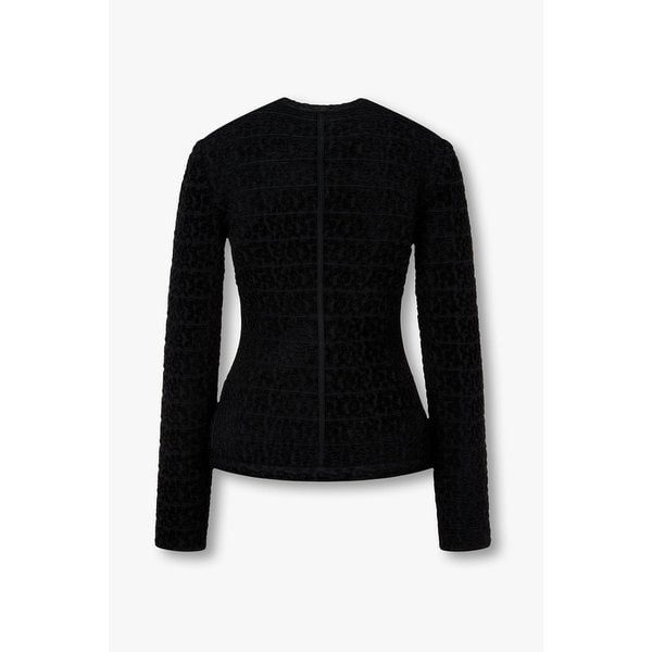 여성 부클레 레오파드 패턴 자켓 A525302503000