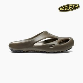 [공식] KEEN 킨 샨티 슬라이드 슬리퍼 DARK TAUPE