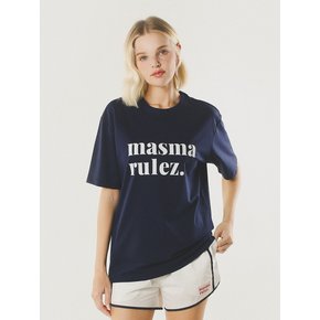 MSMRZ cool cotton T-shirt_Navy/white