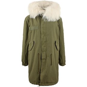 19FW 192PK1001S C2 1000 라쿤퍼 아미 파카 카키 여성