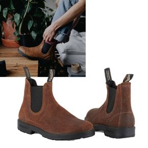 WOMEN BLUNDSTONE 1911 오리지널 첼시부츠 타바코 스웨이드