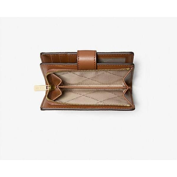 [국내배송]마이클코어스  미디엄 투톤 로고 지갑   35F4GTVF6B