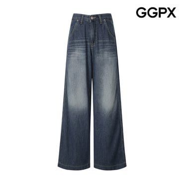 GGPX 워싱 와이드 데님 팬츠 (GP8PT011F)
