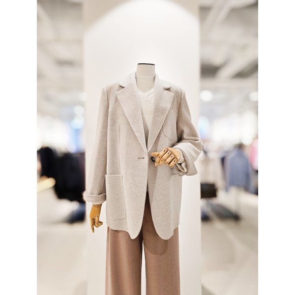 [파주점] [더아이잗컬렉션]캐시미어 테일러드 원버튼 코트 CPAA0CT021