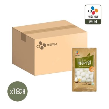 CJ제일제당 깐메추리알 270g x18개