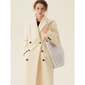 MAXI DOUBLE COAT - CREAM 더블코트 롱코트