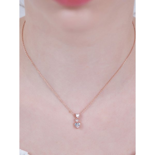 블링 하트 목걸이 ELBRNN230