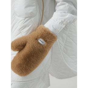 BEAR BEAR reversible mittens [beige]