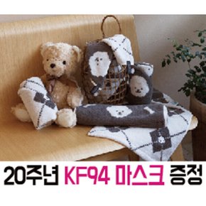푸들세면 타올 150g 3778 40수 코마사 면100% 4장 kf94마스크1매 증정