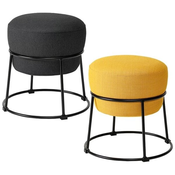 EMMISLOV 엠미슬뢰브 쿠션형스툴 43cm/쿠션의자/보조의자/소파발받침/원형의자