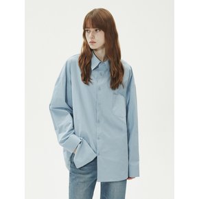 DAILY OVER FIT POCKET SHIRT_BLUE