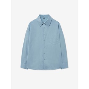 DAILY OVER FIT POCKET SHIRT_BLUE