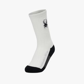[공식판매처] 공용 컬러블럭 중목 양말 SPIFANSC301UWHT