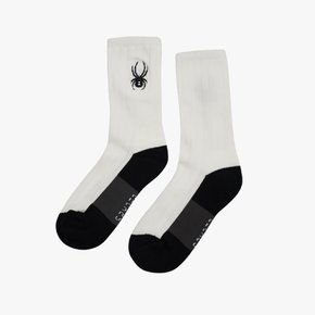 [공식판매처] 공용 컬러블럭 중목 양말 SPIFANSC301UWHT