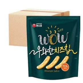 농심 우와한 치즈칩 42g x 12개