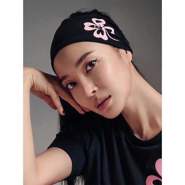 BEURRE ULTIMATE COMFORT wide headband clovermardi_BLACK PINK