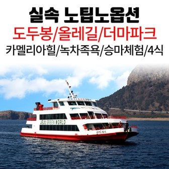  제주 김포/청주/부산/대구출발 실속 노팁노옵션 알뜰 제주여행-더마파크/녹차족욕/아리랑혼/식사4식