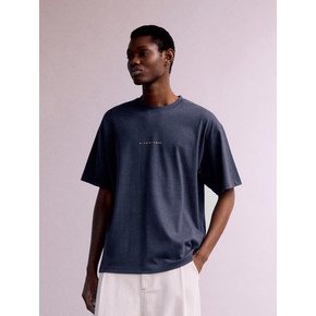 Small Logo Pigment-Dyed T-shirt (NAVY)