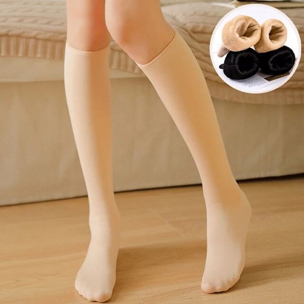 판타롱 기모스타킹 5켤레 반스타킹 기모니삭스 올나감없는 기모안감 무릎양말