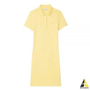 라코스테 24 Stretch Cotton Pique Polo Dress (EF5473-107) (스트레치 코튼 피케 폴로