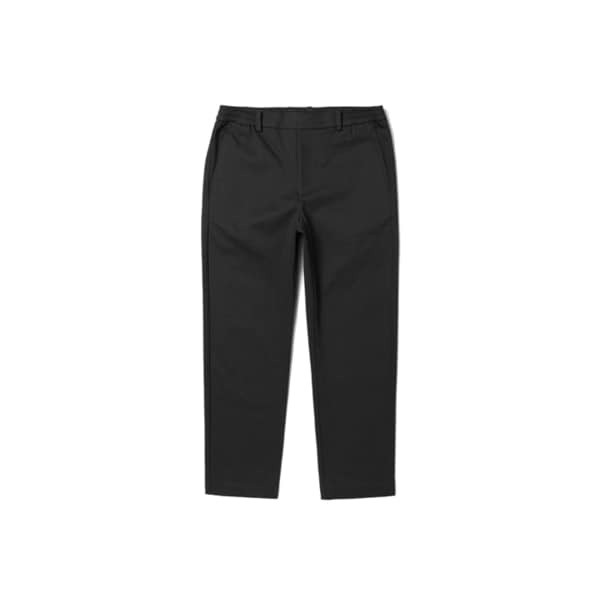 남성 코튼 스판 테이퍼드 슬랙스 (블랙)