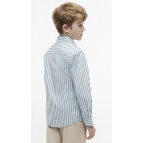 26년 F/W   T42G6HSH410BT1    포플린 그래픽 스트라이프 셔츠 (그린, 블루, 핑크)