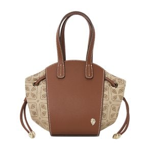 여성 토트백 BAG51682 JACQUARD LATTE CUOIO