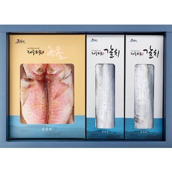 음식백서 [냉동]성산포 옥돔갈치 혼합세트(옥돔 3미 540g/갈치 2미 600g_4토막)