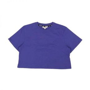 4226276 Opening Ceremony Violet Cotton Blank Cropped T-Shirt