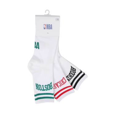 NBA BKN 아치형 팀 레터링 3PACK CREW SOCKS N255AO226P