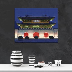 아트박스/아디코 DIY LED 보석십자수 - 광화문 M LB74 (40x30)