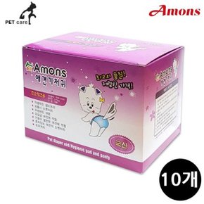 아몬스 애견기저귀 초소형견용 10매 10개입 1박스