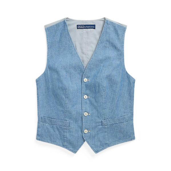 여성 코튼 샴브레이 베스트(WMPOOTWNN220111450)