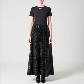 Sequined long-skirt