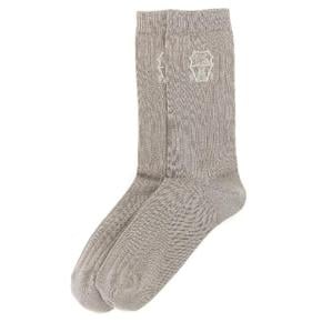 브루넬로 쿠치넬리 Socks Coat of arms of Solomeo Gray MCS93561CSJ77 [관부가세