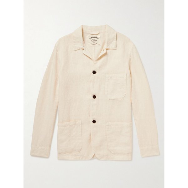 포르투기스 플란넬 라부라 슬림핏 리넨 재킷 1647597308267663