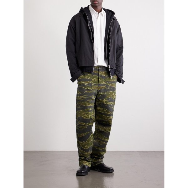 US 아미 페티그 프린트 스트레이트 레그 립스톱 코튼 팬츠 46376663162965949