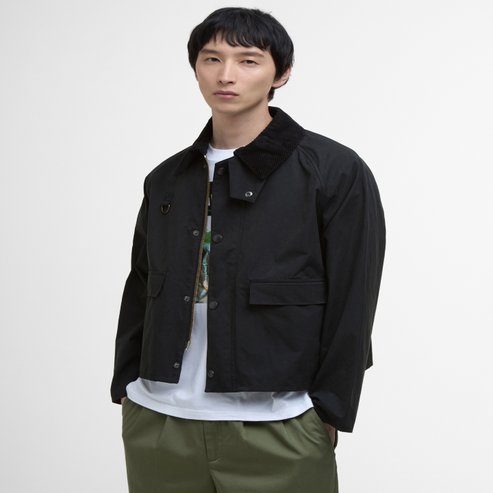 바버 [25SS]남여공용 블랙 OS Spey 캐주얼 자켓