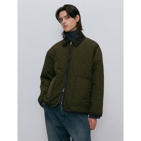 Quilted jacket (olive)