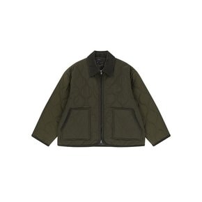 Quilted jacket (olive)