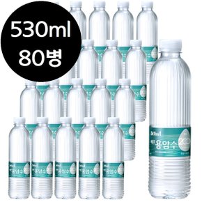 오리온 제주 용암수 530ml x 80병 생수 물 0.53리터