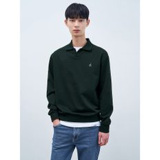 [24SS]오픈 칼라넥 스웨트 셔츠  그린 (BC4141C02M)